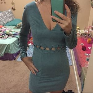 Small suede dress